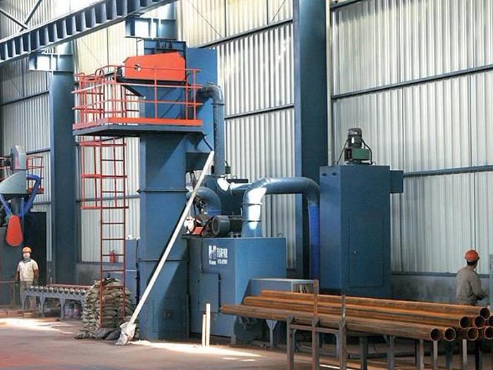 凌源网架杆件拋丸