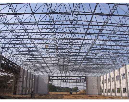 凌源湖南长沙5712飞机库网架工程
